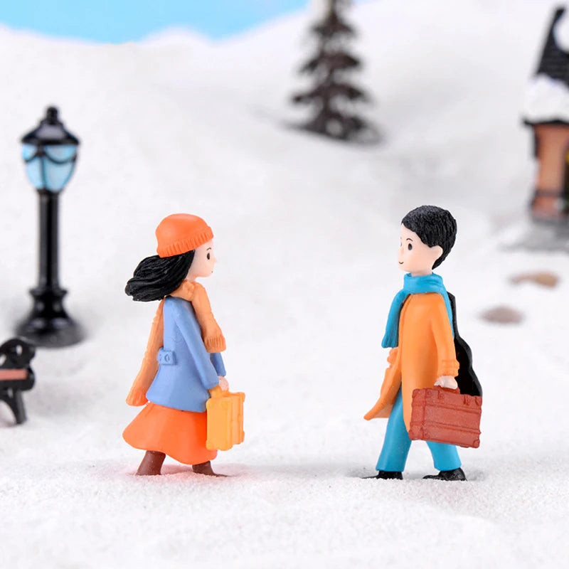 Christmas Charming Miniature Garden Figurines