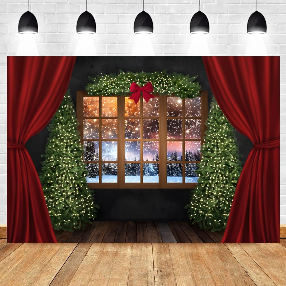 Christmas Winter Wonderland Photography Backdrop