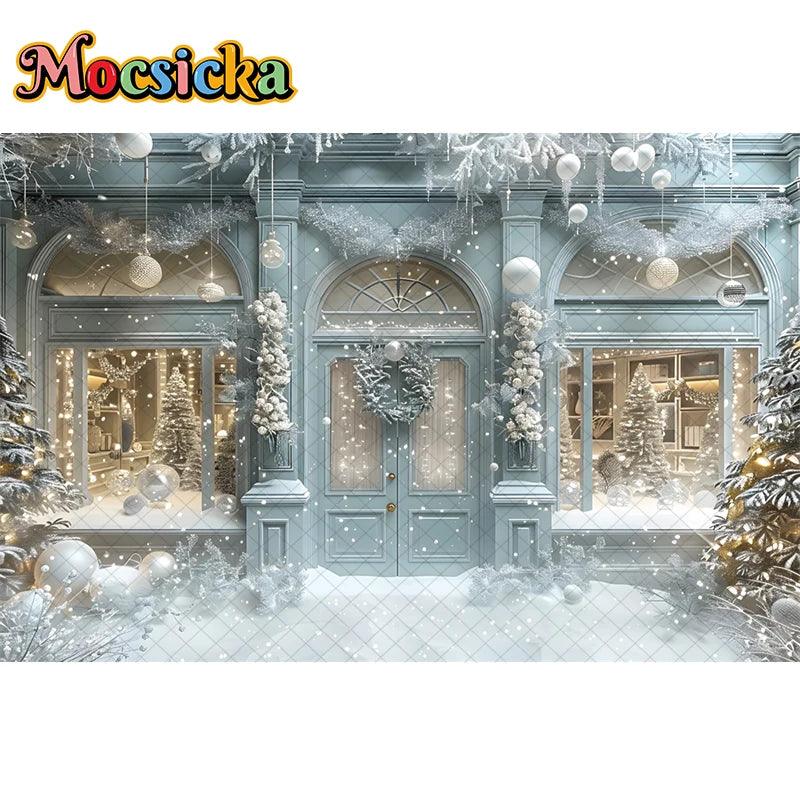 Christmas Winter Wonderland Photography Backdrop