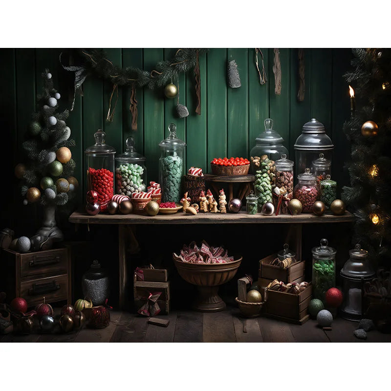 Christmas Festive Moments Photo Backdrop