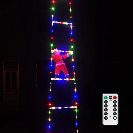 Christmas Santa's Climbing Lights [Indoor/Outdoor]