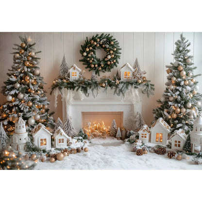 Toile de fond du pays des merveilles de Noël [intérieur/extérieur]