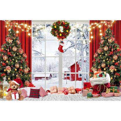 Christmas Festive Cheer Photo Backdrop