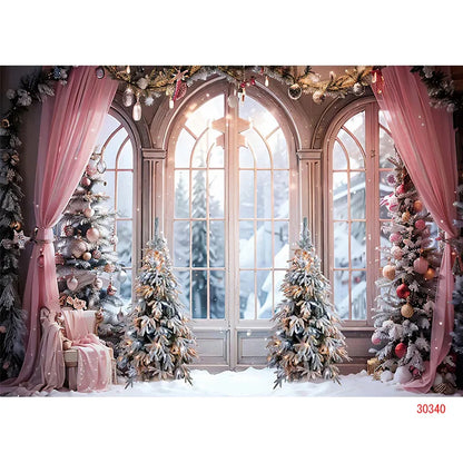 Christmas Festive Wonderland Photo Backdrop