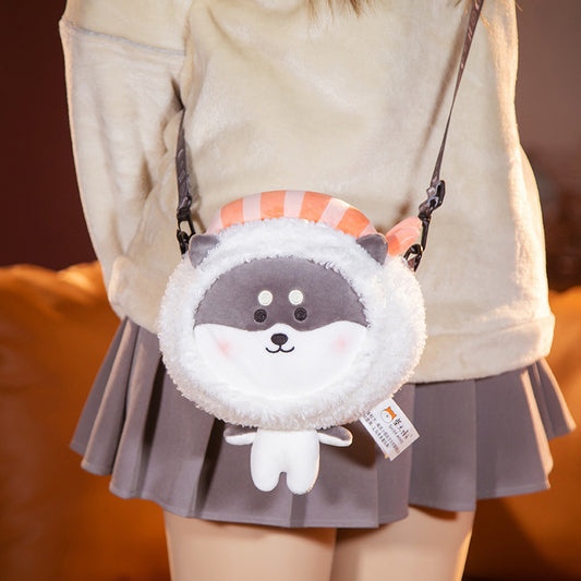 Kawaii Sushi Plush Bag & Hand Warmer