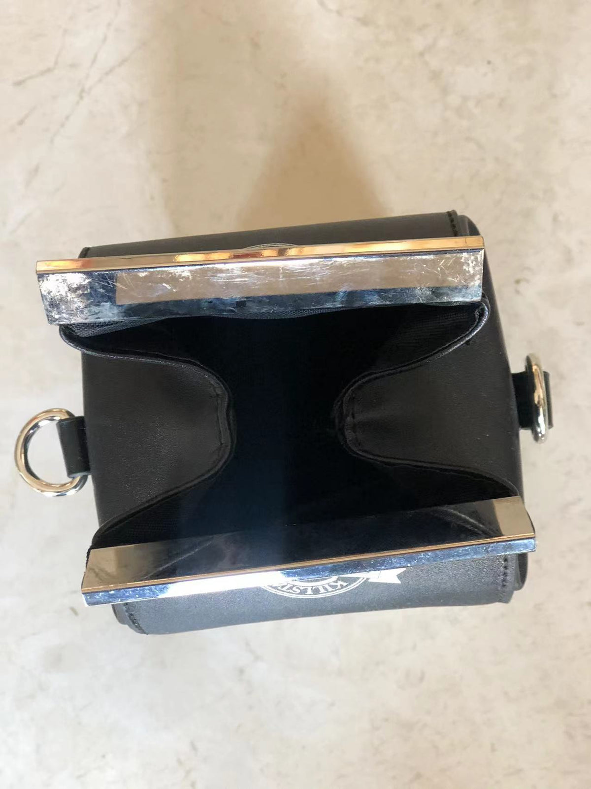 Inside the milk carton bag