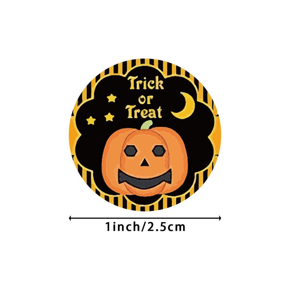 Amazon Explosive Halloween Pumpkin Pattern Candy Gift Envelope Sticker - 0 - Scribble Snacks