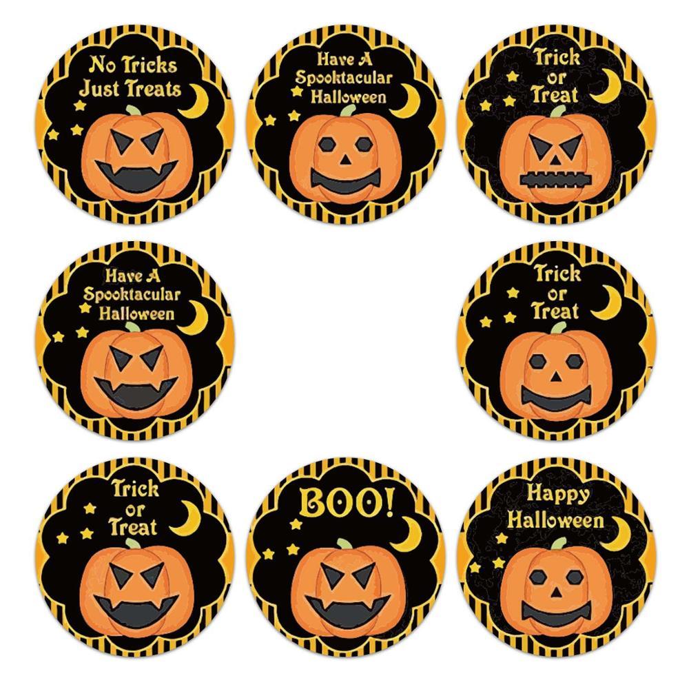 Amazon Explosive Halloween Pumpkin Pattern Candy Gift Envelope Sticker - 0 - Scribble Snacks