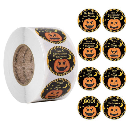 Amazon Explosive Halloween Pumpkin Pattern Candy Gift Envelope Sticker - 0 - Scribble Snacks