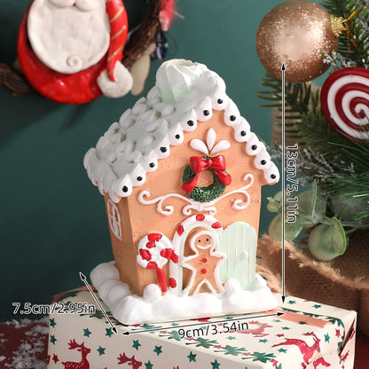 Gingerbread house ornament size guide