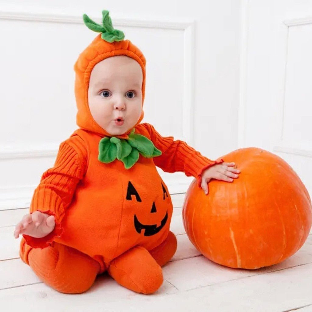 Baby Clothes Fashion Cosclothes Halloween Costume Pumpkin Cosplay Halloween Jumpsuit - 0 - Scribble Snacks