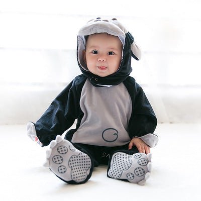 Baby Halloween Animal Jumpsuit - 0 - Scribble Snacks