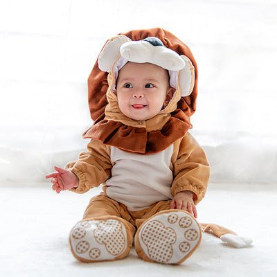 Baby Halloween Animal Jumpsuit - 0 - Scribble Snacks