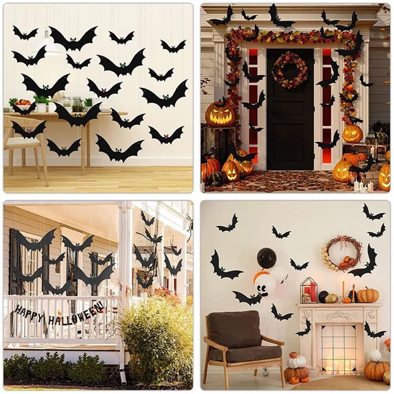 Bat & Spider Charm Decorations - Halloween - Party Banners & Hanging Ornaments - Scribble Snacks