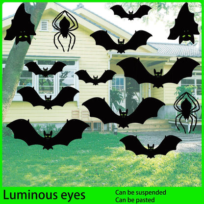 Bat & Spider Charm Decorations - Halloween - Party Banners & Hanging Ornaments - Scribble Snacks