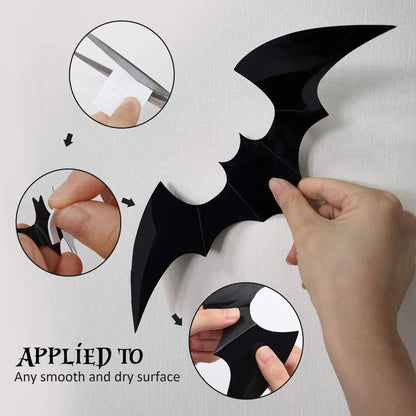 Bat & Spider Halloween Wall Stickers - Halloween - Stickers & Labels (including Scrapbooking, Wall Decals) - Scribble Snacks