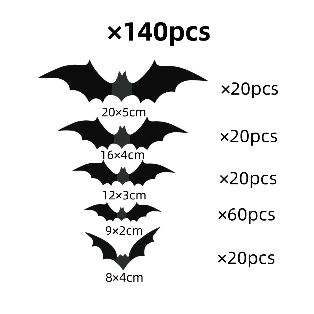 Bat & Spider Halloween Wall Stickers - Halloween - Stickers & Labels (including Scrapbooking, Wall Decals) - Scribble Snacks