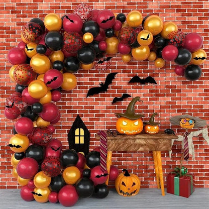 Bat Spider Pumpkin Balloon Garland - Halloween - Balloons & Garlands - Scribble Snacks