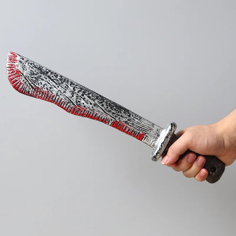 Blood - Splatter Trick Party Knife - Halloween - Fake Blood & Joke Props - Scribble Snacks