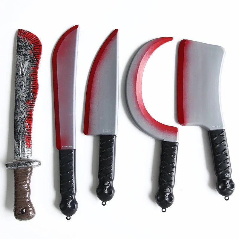 Blood - Splatter Trick Party Knife - Halloween - Fake Blood & Joke Props - Scribble Snacks