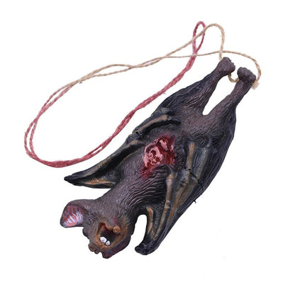 Bloody Bat Mouse Decoration Prop - Halloween - Haunted House Props (Bloody Cloth, Tombstones, Warning Tape) - Scribble Snacks