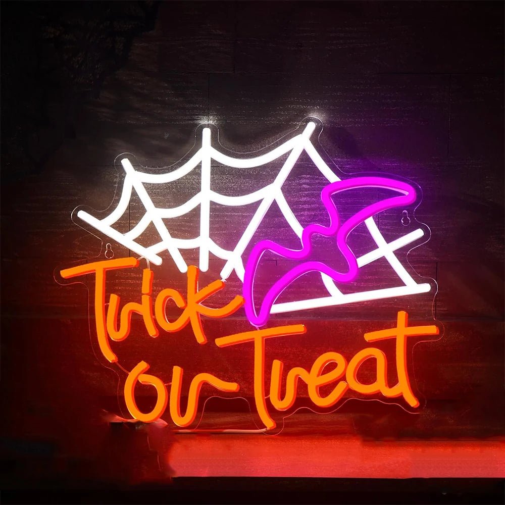 BOO Halloween Neon Light Decoration - Halloween - LED Lighting & Neon Signs - Scribble Snacks