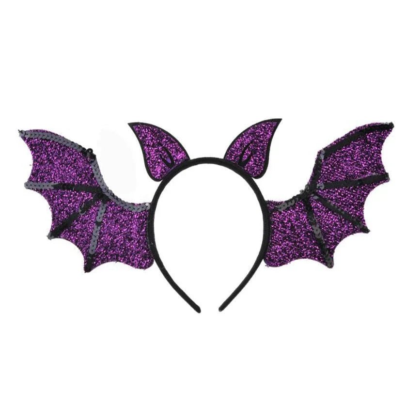 Bubbly Bat Halloween Headband - Halloween - Clothing Accessories (Necklaces, Vampire Teeth, Pins, Headwear) - Scribble Snacks