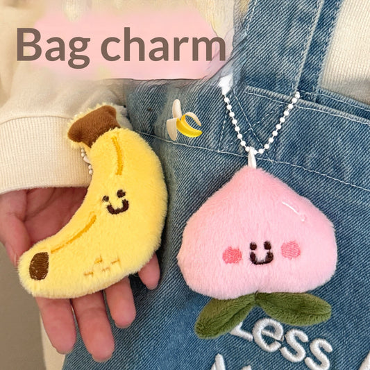 Kawaii Veggie Plush Keychain