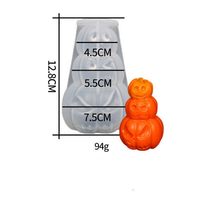 Candle Mold Halloween Pumpkin Aromatherapy Plaster - 0 - Scribble Snacks