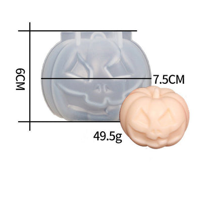 Candle Mold Halloween Pumpkin Aromatherapy Plaster - 0 - Scribble Snacks