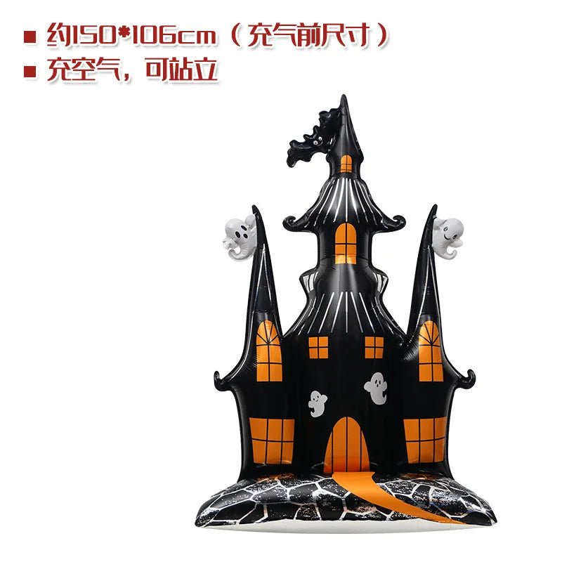 Castle Pumpkin Spook Balloon Decor - Halloween - Balloons & Garlands - Scribble Snacks