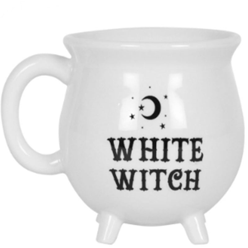 Ceramic Witch Coffee Mug, Ceramic Halloween Mug - 0 - Scribble Snacks