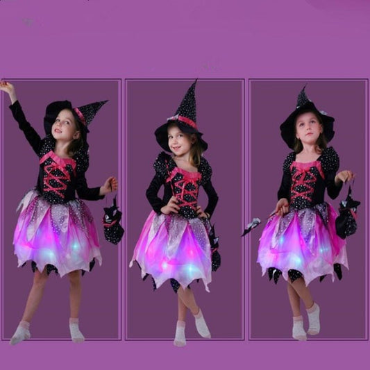 Children's Costume For Halloween Party Baby Girls Halloween Witch Costume Children Cosplay - 0 - Scribble Snacks