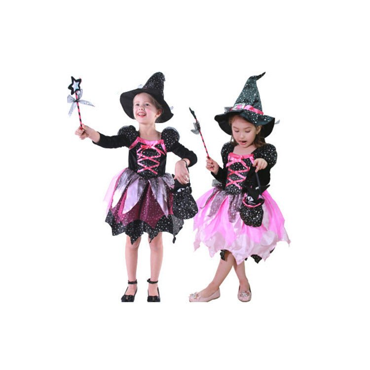 Children's Costume For Halloween Party Baby Girls Halloween Witch Costume Children Cosplay - 0 - Scribble Snacks