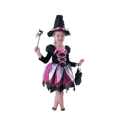 Children's Costume For Halloween Party Baby Girls Halloween Witch Costume Children Cosplay - 0 - Scribble Snacks