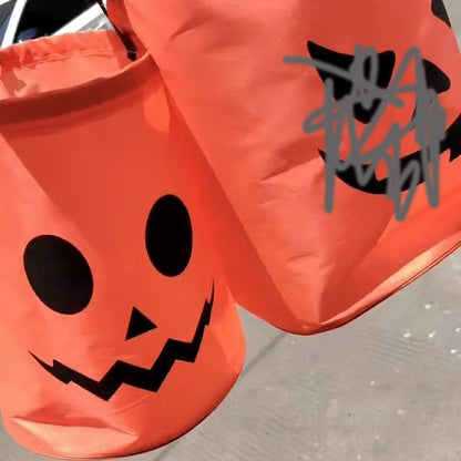 Children's Halloween Three - dimensional Portable Pumpkin Bag - 0 - Scribble Snacks