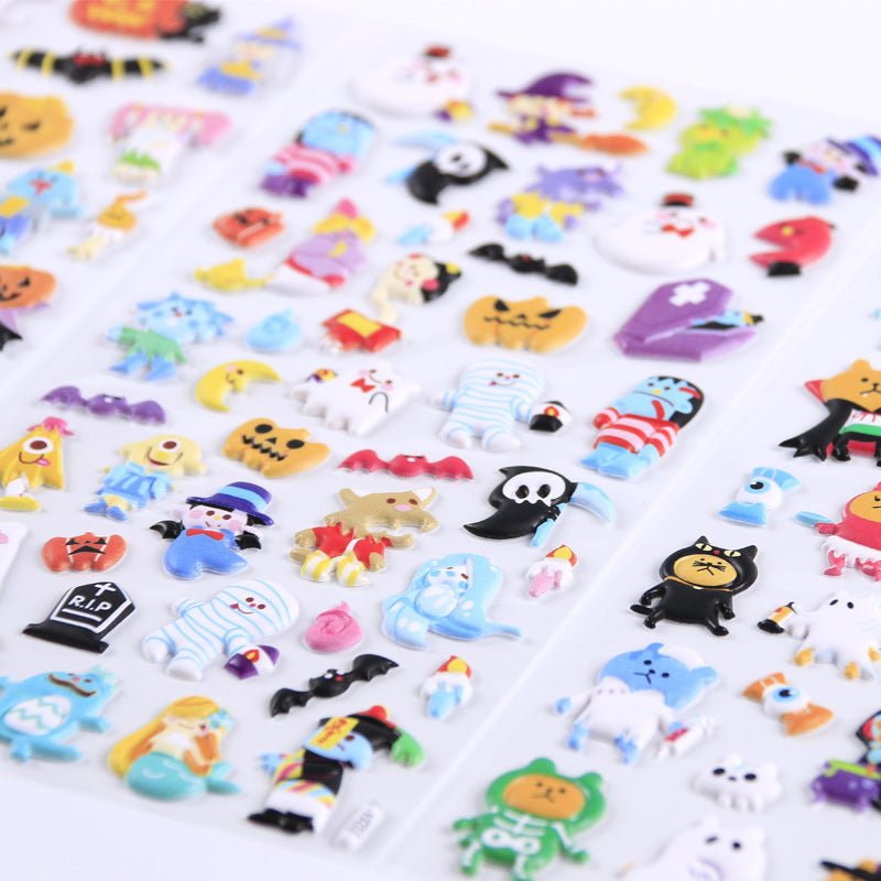 Christmas Halloween Cartoon DIY Decorative Stickers - 0 - Scribble Snacks