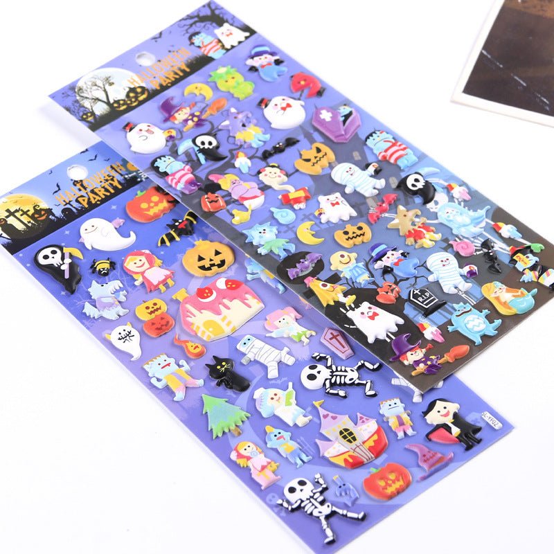 Christmas Halloween Cartoon DIY Decorative Stickers - 0 - Scribble Snacks