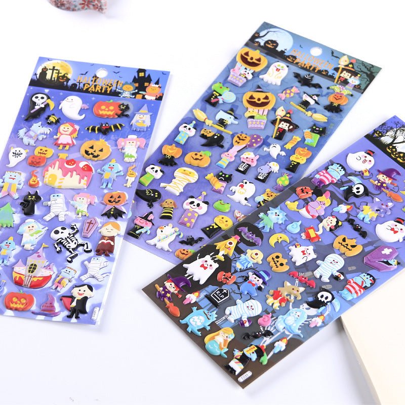 Christmas Halloween Cartoon DIY Decorative Stickers - 0 - Scribble Snacks