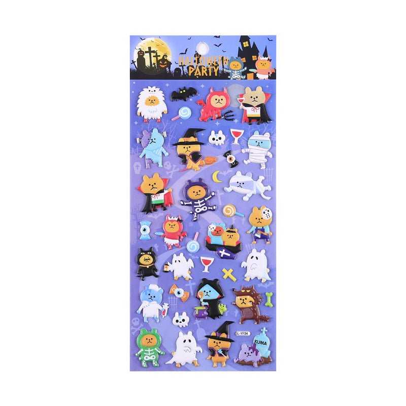 Christmas Halloween Cartoon DIY Decorative Stickers - 0 - Scribble Snacks