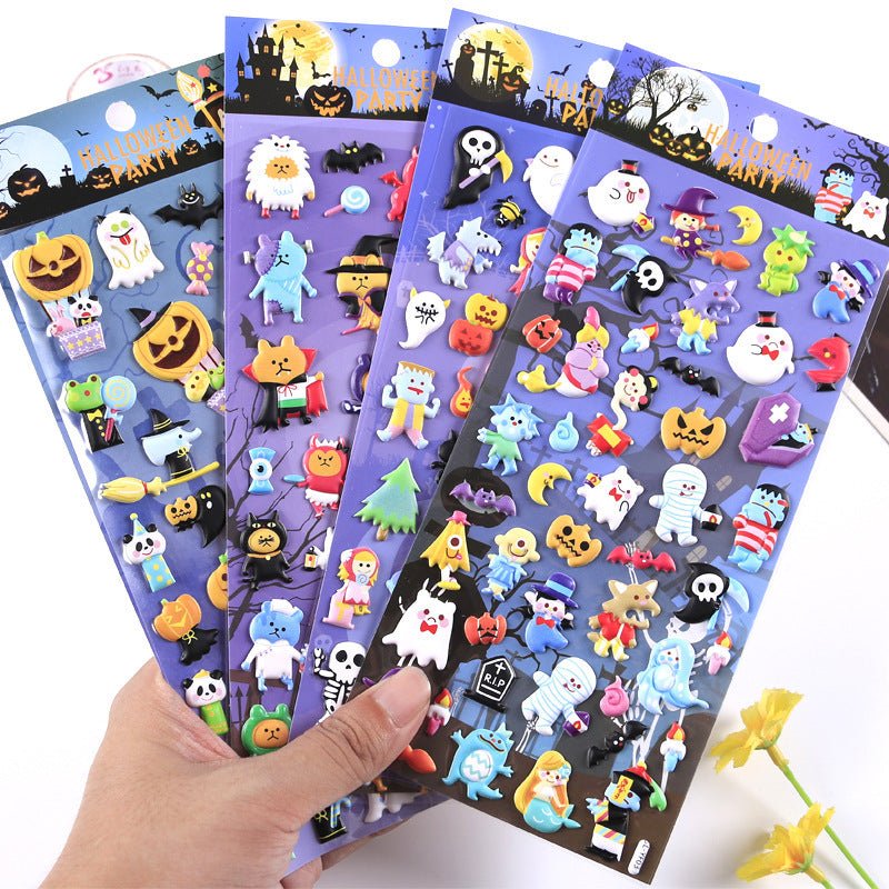 Christmas Halloween Cartoon DIY Decorative Stickers - 0 - Scribble Snacks