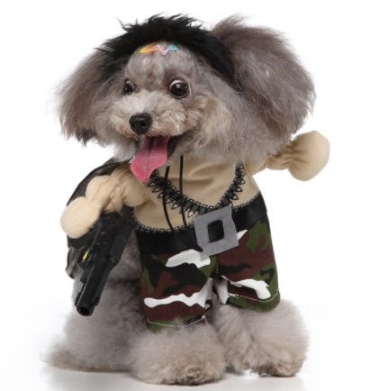 Cosplay Pet Supplies Standing Outfit Funny Dog Clothes Upright Outfit Halloween Christmas Dress Up Pet Outfit - 0 - Scribble Snacks