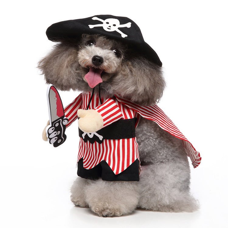 Cosplay Pet Supplies Standing Outfit Funny Dog Clothes Upright Outfit Halloween Christmas Dress Up Pet Outfit - 0 - Scribble Snacks