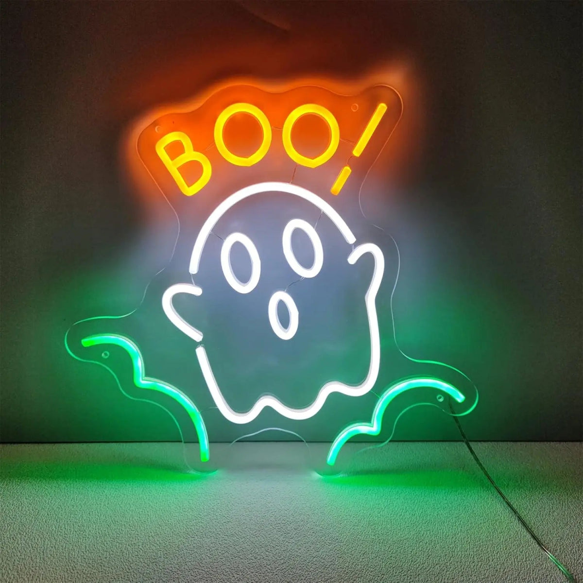 Cowboy Ghost LED Wall Art - Halloween - LED Lighting & Neon Signs - Scribble Snacks