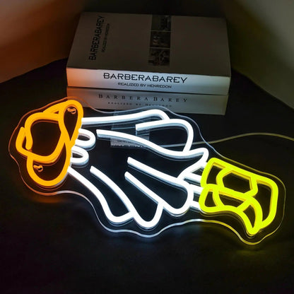 Cowboy Ghost LED Wall Art - Halloween - LED Lighting & Neon Signs - Scribble Snacks