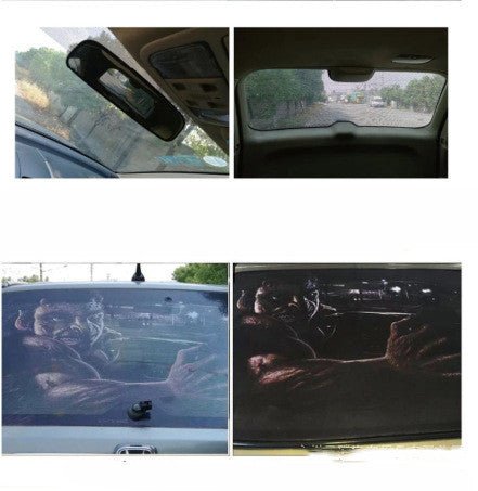 Creative Car Rear Window Glass Sticker - 0 - Scribble Snacks