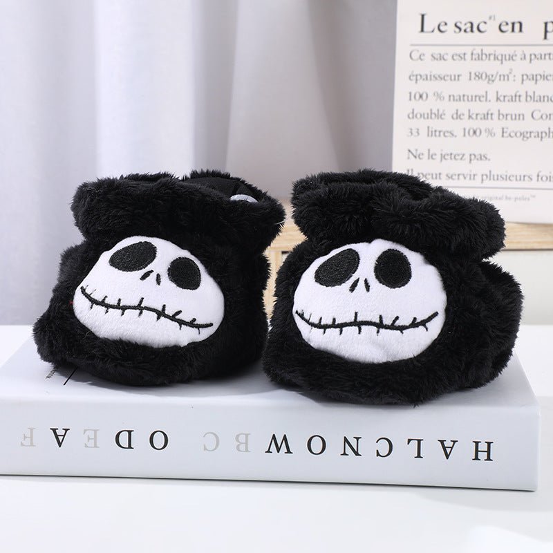 Creative Cartoon Halloween Cute Skull Slippers - 0 - Scribble Snacks