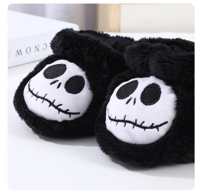 Creative Cartoon Halloween Cute Skull Slippers - 0 - Scribble Snacks