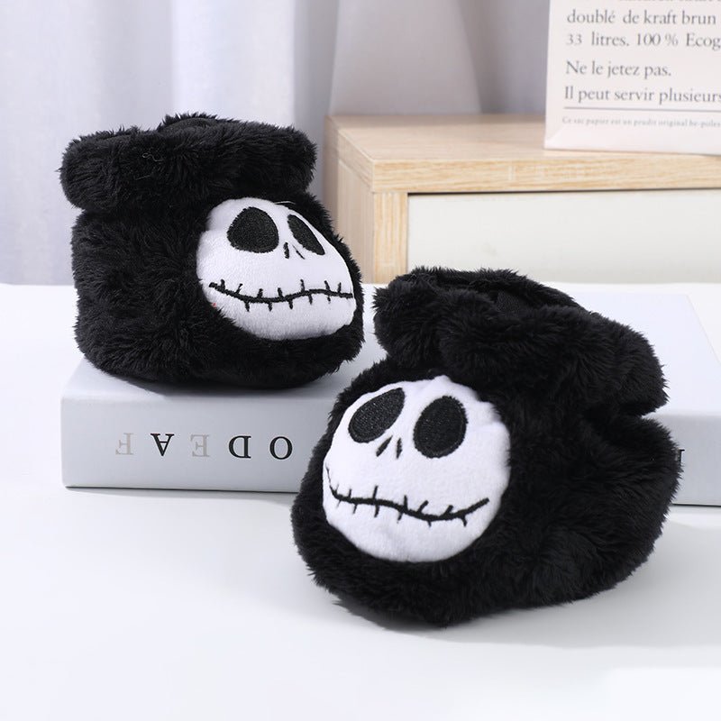 Creative Cartoon Halloween Cute Skull Slippers - 0 - Scribble Snacks