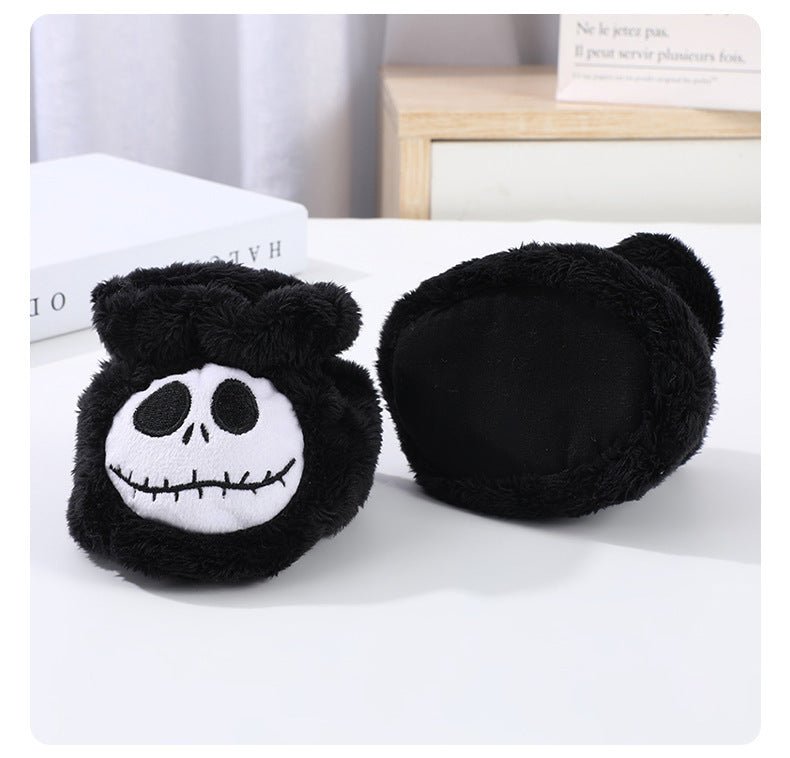 Creative Cartoon Halloween Cute Skull Slippers - 0 - Scribble Snacks